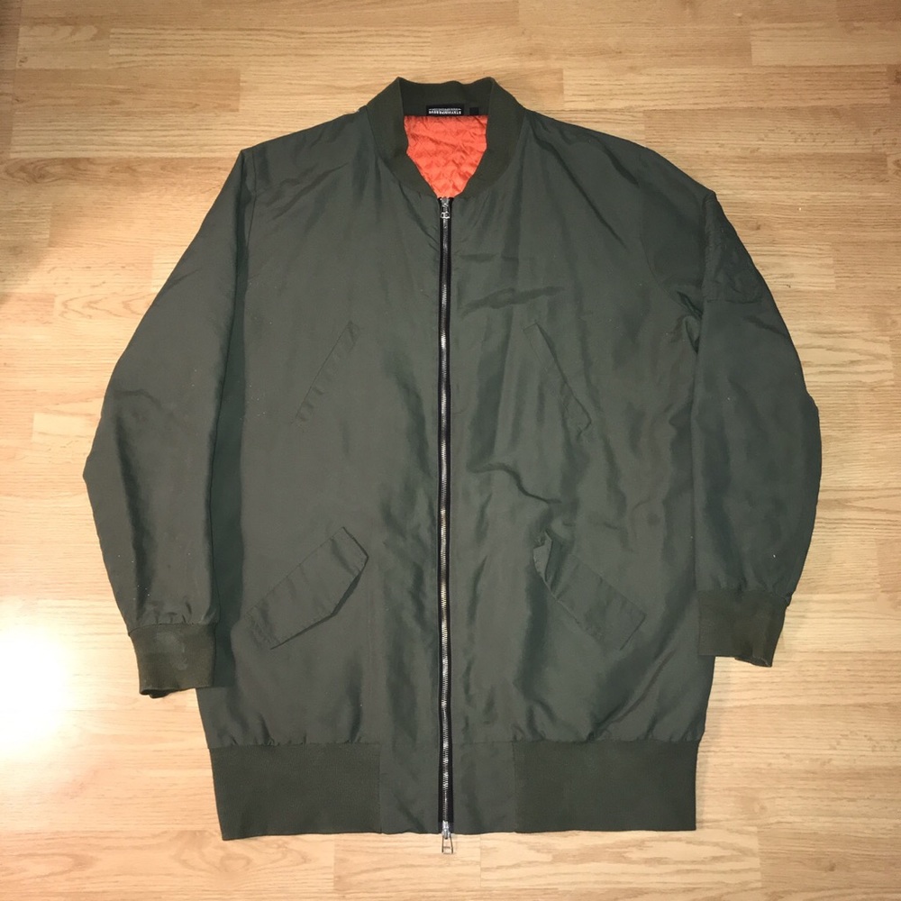 Camo Green Fishtail Bomber